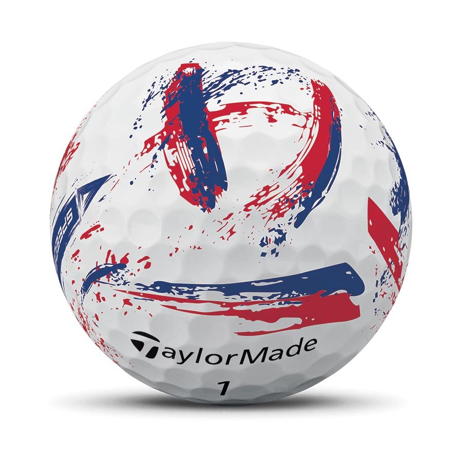 TaylorMade 2026 SpeedSoft Ink Golf Balls 12pk - Blue/Red