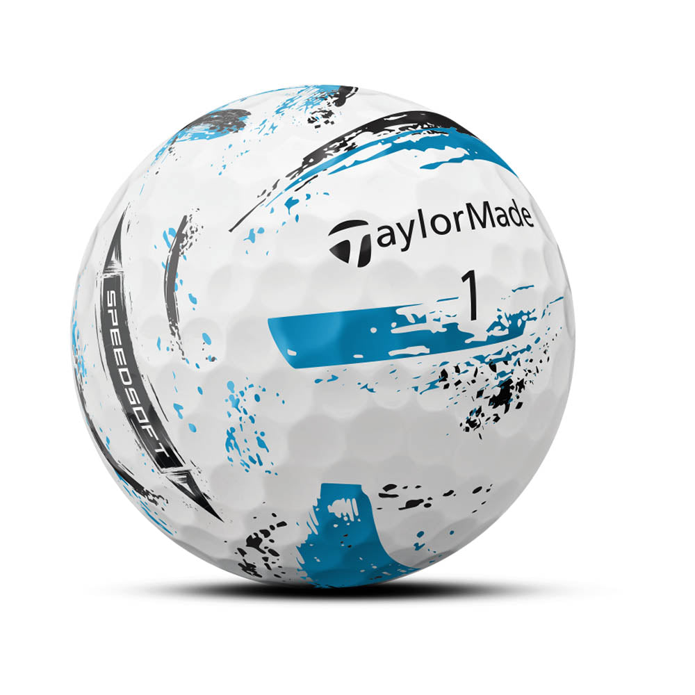 TaylorMade 2024 Speed Soft Ink Golf Balls 12pk - Blue