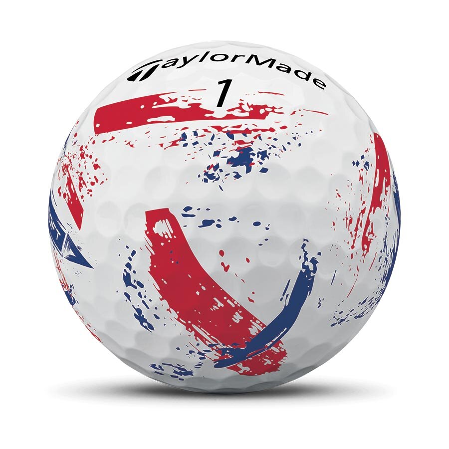 TaylorMade 2026 SpeedSoft Ink Golf Balls 12pk - Blue/Red