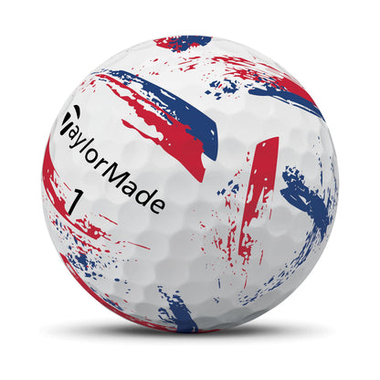 TaylorMade 2026 SpeedSoft Ink Golf Balls 12pk - Blue/Red