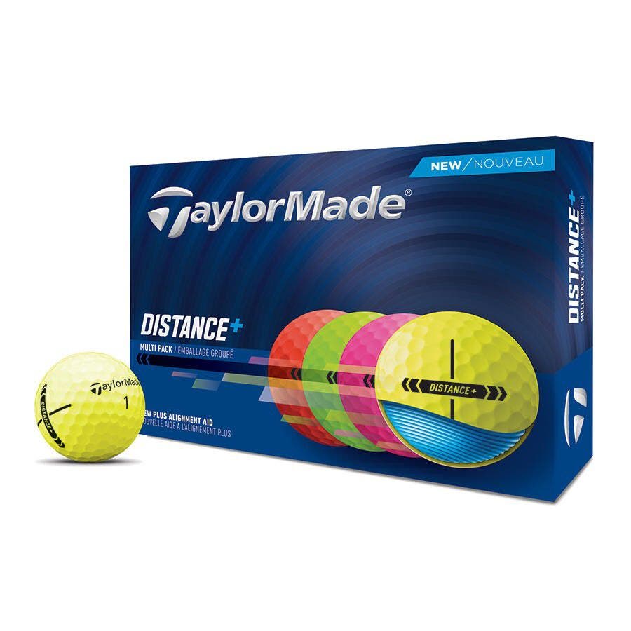 TaylorMade 2025 Distance+ Golf Balls 12pk - Multi