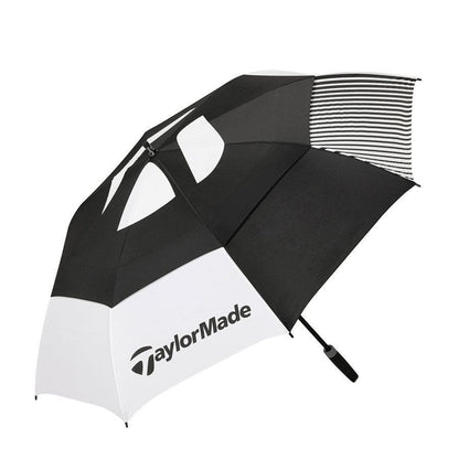 TaylorMade Tour 64' Double Canopy Umbrella - Black/White