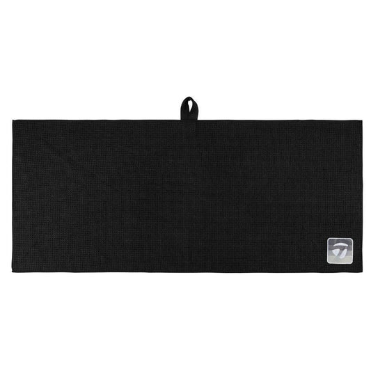 TaylorMade 2023 Magnet Tbug Players Towel - Black