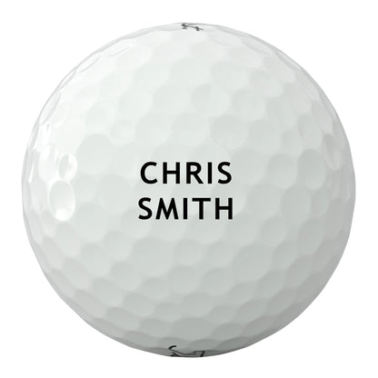 Titleist 2025 ProV1x Left Dash Personalised Golf Balls Custom