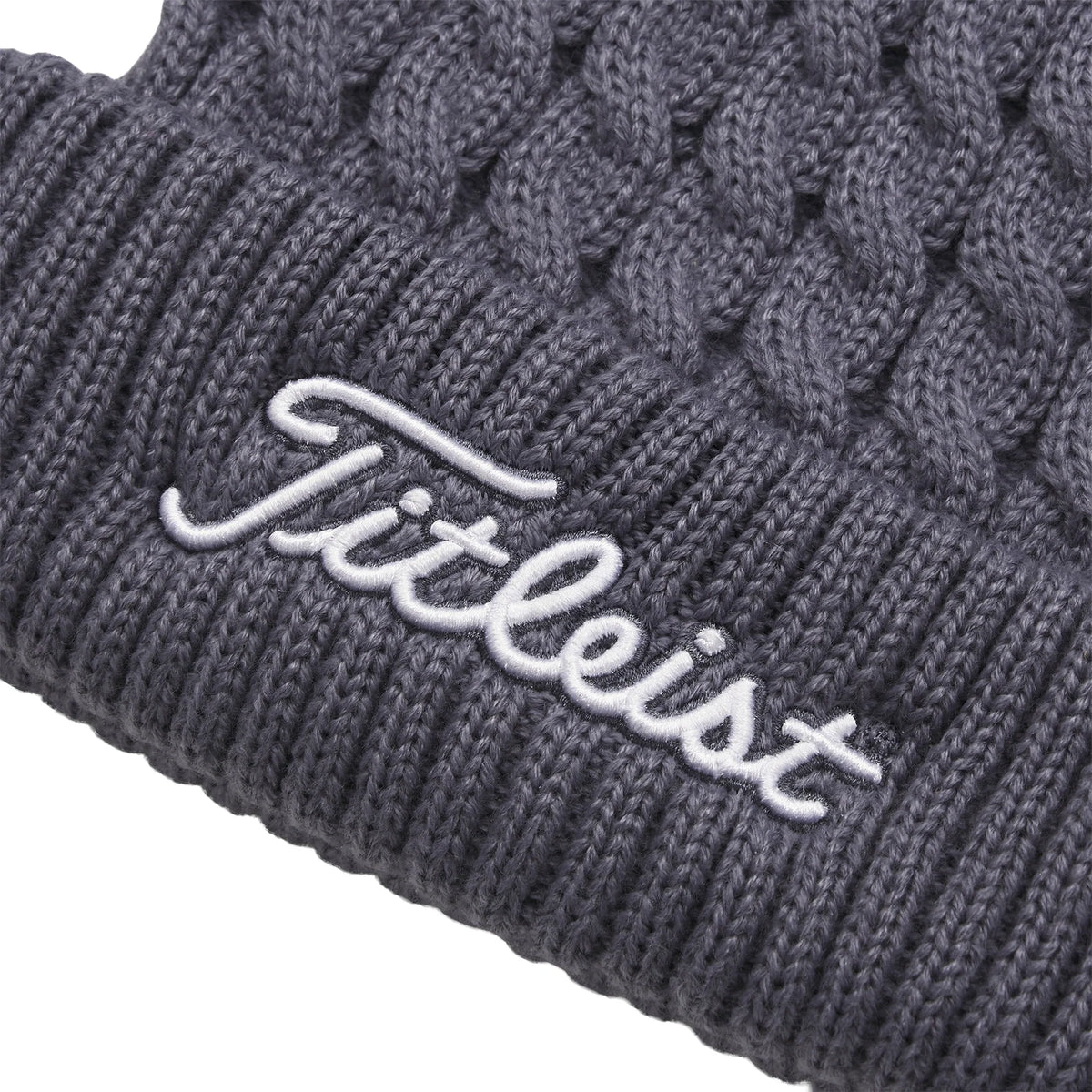 Titleist Ladies 2026 Cable Knit Pom Pom Beanie
