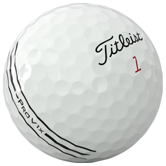 Titleist 2026 Pro V1x Left Dash AIM Enhanced Align Golf Ball