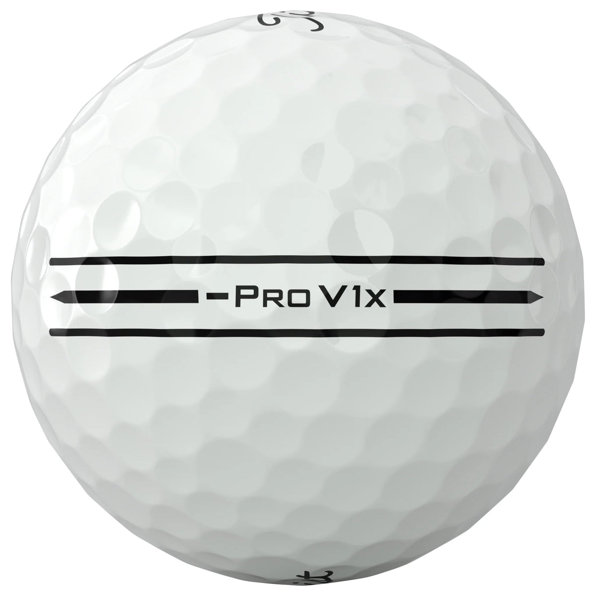 Titleist 2026 Pro V1x Left Dash AIM Enhanced Align Golf Ball