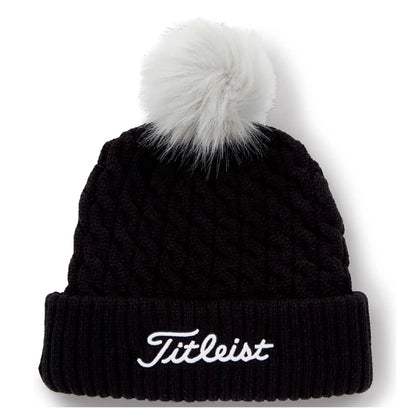 Titleist Ladies 2024 Cable Knit Pom Pom Beanie