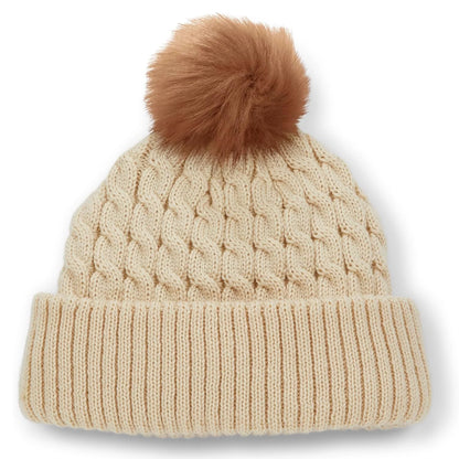 Titleist Ladies 2024 Cable Knit Pom Pom Beanie