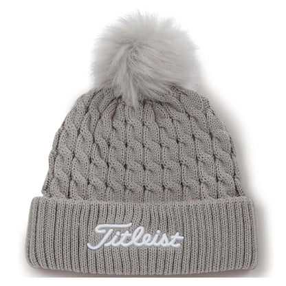 Titleist Ladies 2024 Cable Knit Pom Pom Beanie