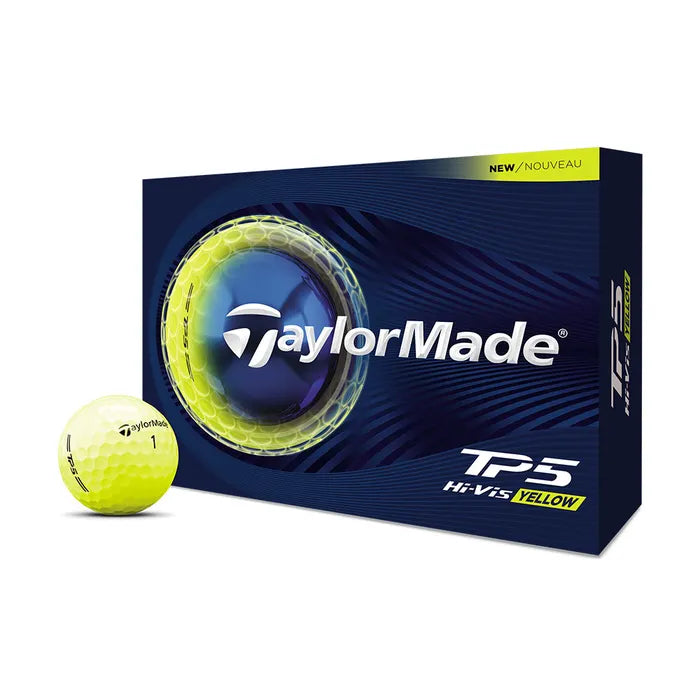 TaylorMade 2026 TP5 Golf Balls 12pk - Yellow