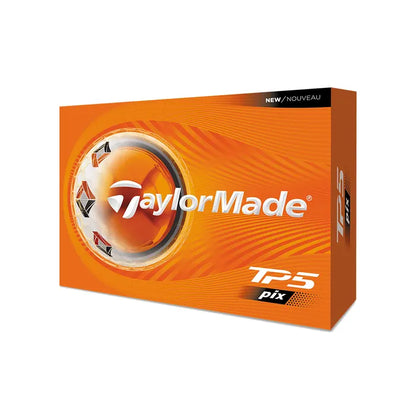 TaylorMade 2026 TP5 PIX3.0 Golf Balls 12pk - White