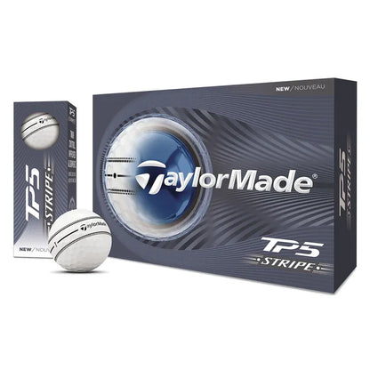 TaylorMade 2026 TP5 Stripe Golf Balls 12pk - White