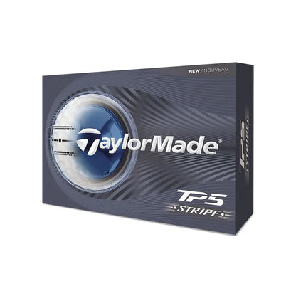 TaylorMade 2026 TP5 Stripe Golf Balls 12pk - White